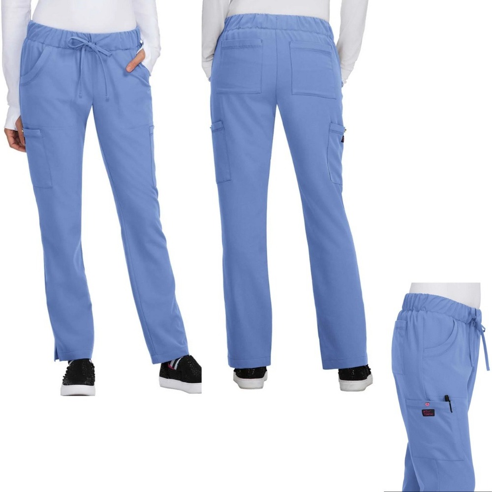 Betsey‎ Johnson Women's Petite Large Lavender Drawstring Waist Scrub Pants